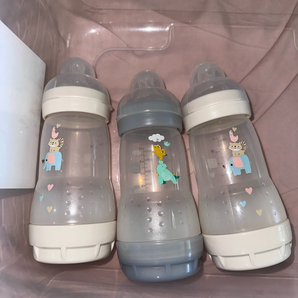 3 MAM BOTTLES